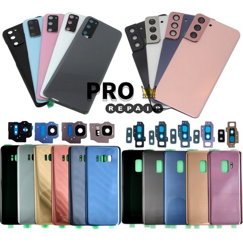 Battery Glass Cover With Camera Lens For Samsung Galaxy S9 S10 S20 S21 S22 S23