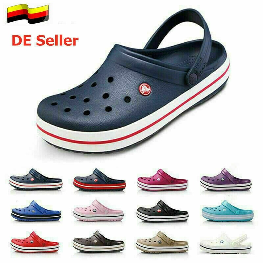 Crocband Sandale Schuhe Badeschuhe Clogs Strandschuhe Slippers Hausschuhe Neu
