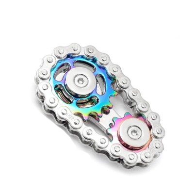 Metal Hand Spinner Chain Gear Metal Fidget Spinner Adult EDC Fidget ADHD Toys