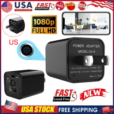 USB Charger Adapter Security Camera Video DV Nanny Cam Motion Detection HD 1080P