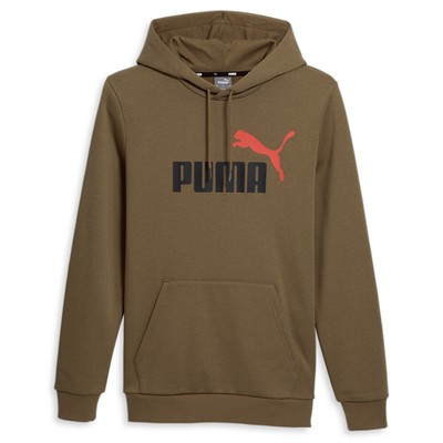 Пуловер с капюшоном и логотипом Puma Essential 2 Col Мужская коричневая повседневная верхняя одежда 84684993