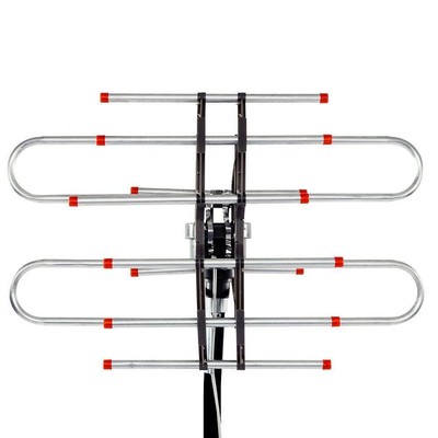 990 Mile HDTV Outdoor Amplified TV Antenna Digital HD 1080P 360 Rotor UHF/VHF/FM