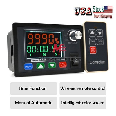 DC10-55V 40A Brush Motor Speed Controller LCD Digital Wireless Remote Control US