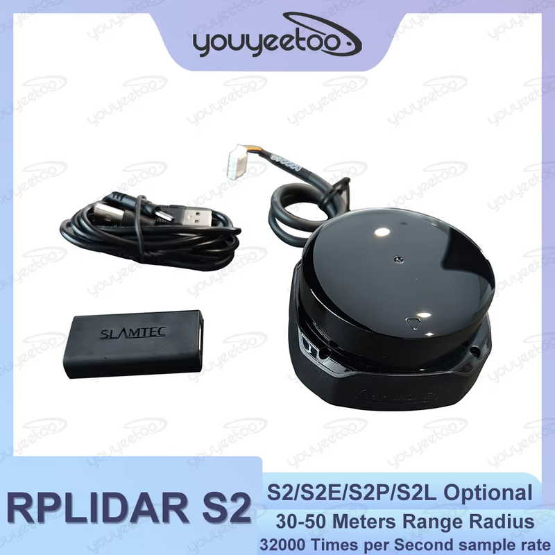 SLAMTEC RPLIDAR TOF Laser Scanner S2 Series LiDAR Sensor 30M-50M Scanning Radius
