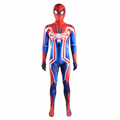 2021 Velocity Spider-Man Jumpsuit Spiderman Cosplay Suit Costume Halloween Adult