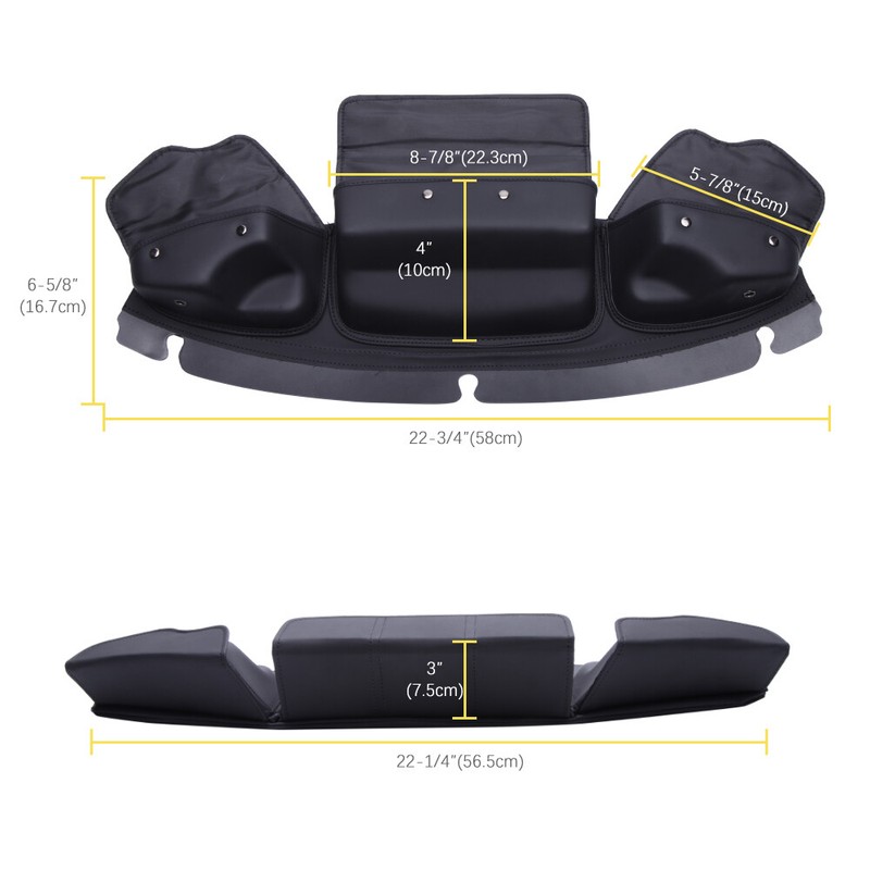 Borsa Parabrezza Moto BENLAR - Impermeabile, 3 Tasche, Per Harley