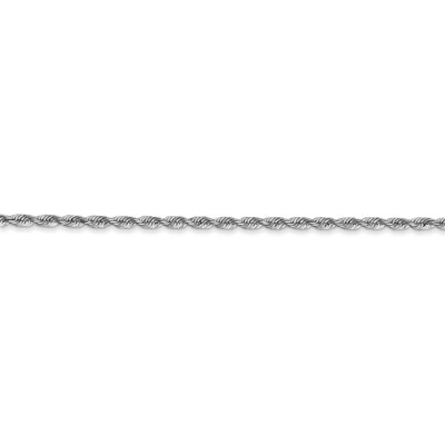 Pre-owned Superdealsforeverything Real 14kt 1.85mm Diamond Cut Quadruple Rope Chain; 20 Inch In White