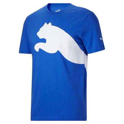 

Мужские синие повседневные топы Puma Oversized Logo с круглым вырезом и короткими рукавами 6787849, Синий, Puma Oversized Logo Crew Neck Short Sleeve T-Shirt
