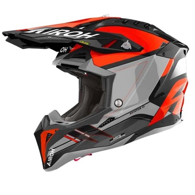 Airoh Aviator 3 Saber Orange Offroad Helmet - Kostenloser Versand!