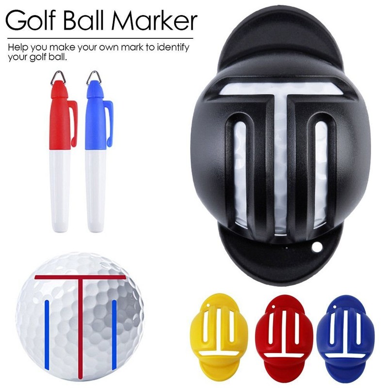 Marker Line Drawing Alignment Tool Kit With Golf Ball Marker Set Us