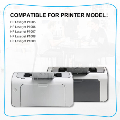 4 PK Black Toner Cartridge CB435A 35A For HP Laserjet P1005 P1006 P1003 Printer