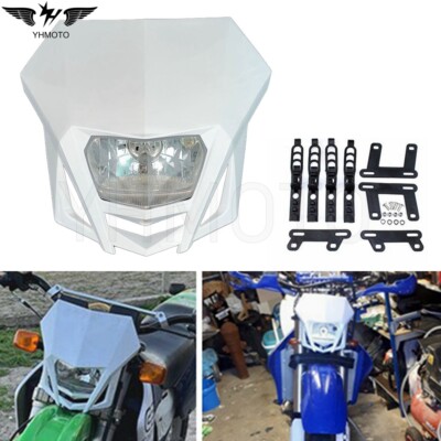 Motorcycle Headlight Front Lamp Hi/Lo Beam For Universal Dirt Bike Enduro Lamp