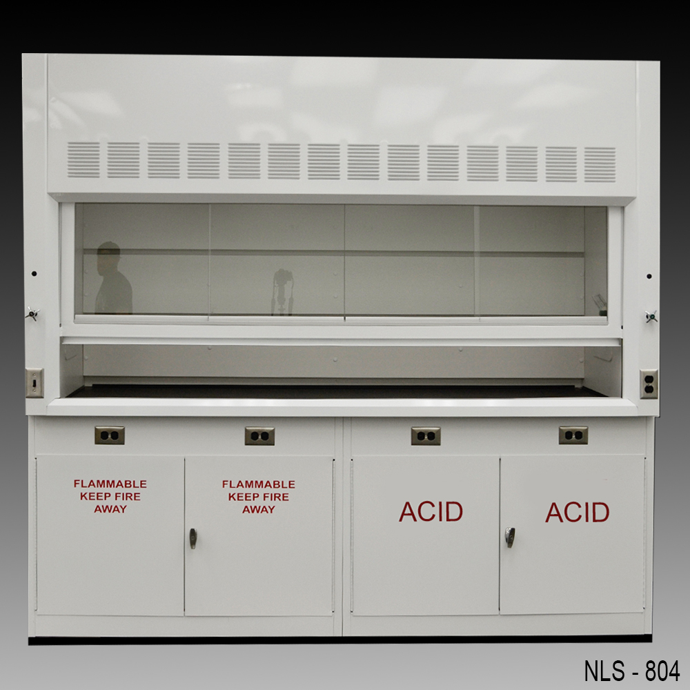 8' Chemical Laboratory Fume Hood  NLS-804 GENTLY USED -