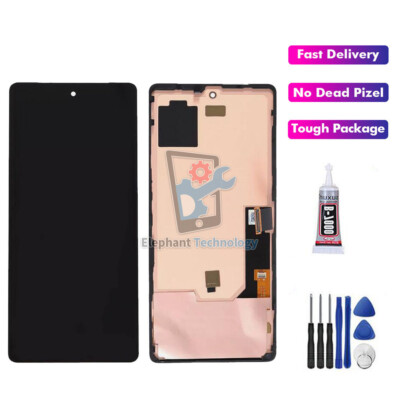 OLED For Google Pixel 7 Small LCD Display Touch Screen Replacement Black Frame