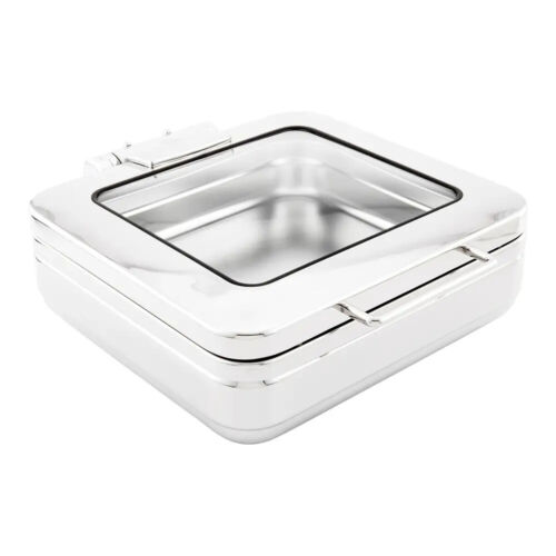 Restaurantware 6 qt Rect.Stainless Steel Chafer Body-Induction Ready RWT0003