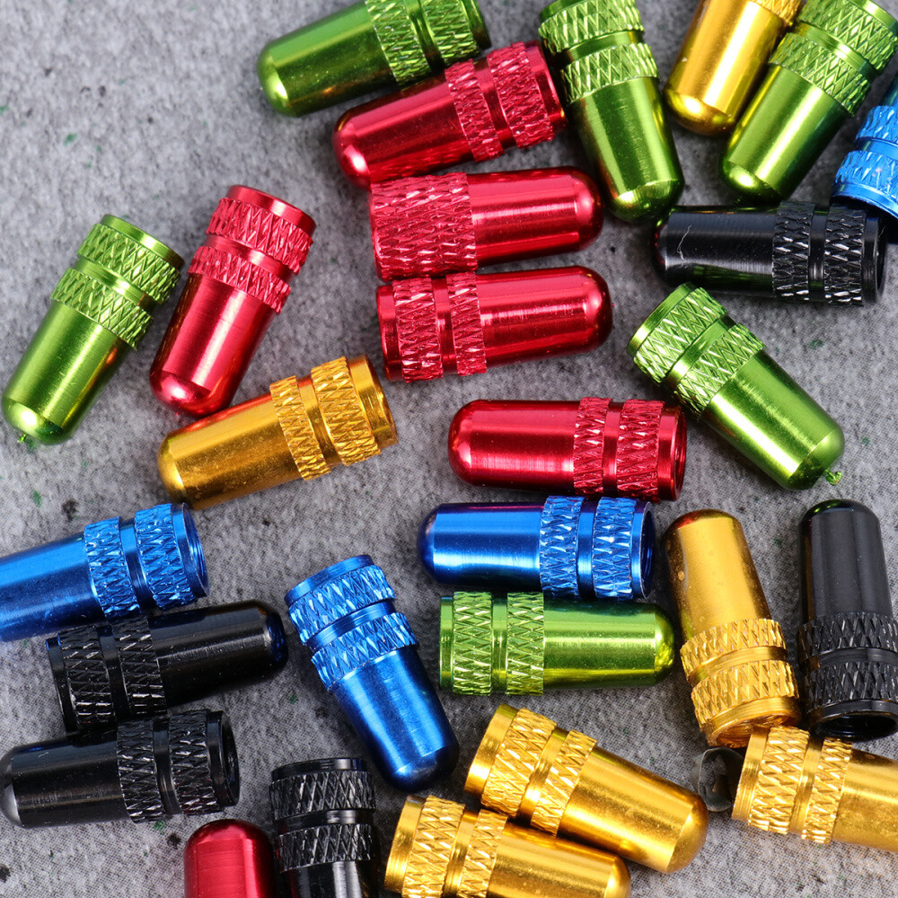 30x Presta Valve Cap Anodized Machined French Style Bicycle Bike Tire Valve Caps eBay
