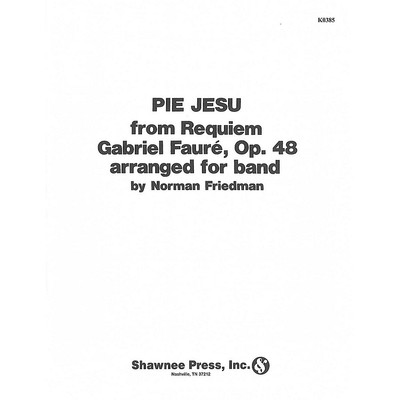 Hal Leonard Pie Jesu Concert Band Level 2 1/2 Arranged by Friedman
