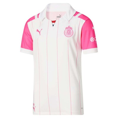 

Реплика джерси Puma Chivas с круглым вырезом и короткими рукавами для мальчиков, размер  76337601, Розовый, Puma Chivas Crew Neck Short Sleeve Replica Jersey Youth