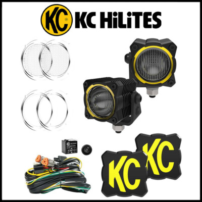 KC HiLiTES FLEX ERA 1 10W / 46W Universal Off-Road Light LED 2-Light Master Kit