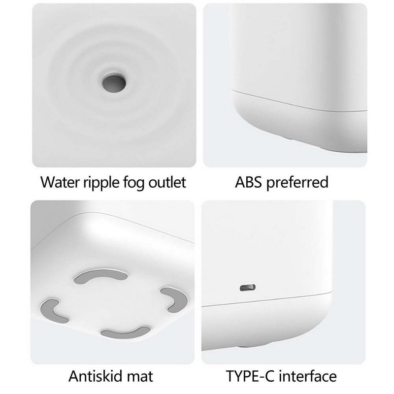 800Ml Air Humidifier Home Anti-Gravity Water Droplets Ultrasonic Cool Mist Maker