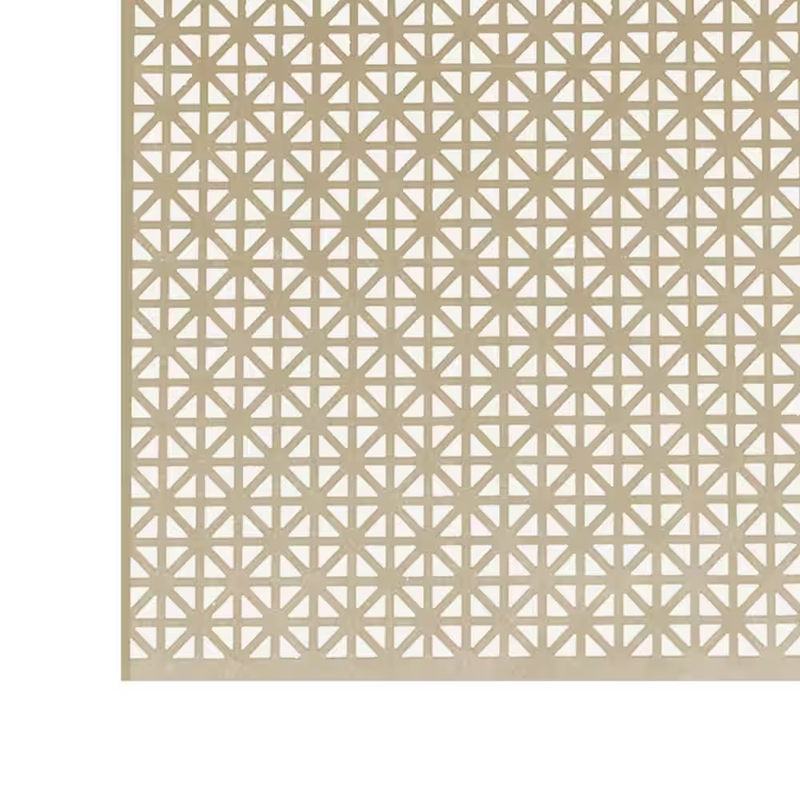 M-D Building Products Union Jack Aluminum Sheet 36in Brass Finish Rust Resistant