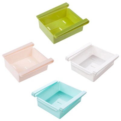 4 stücke Kreative Kühlschrank Schicht Lagerregal Kühlschrank Partition Schiebesc