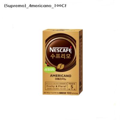 Nescafe Instant Coffee Americano Medium Roast 3 in 1 Gold Single Packets Select