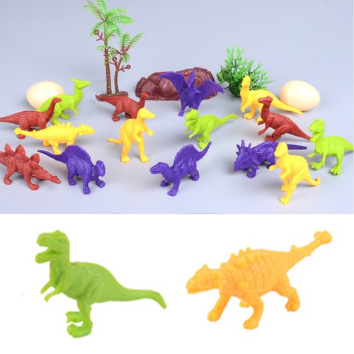mini plastic dinosaurs