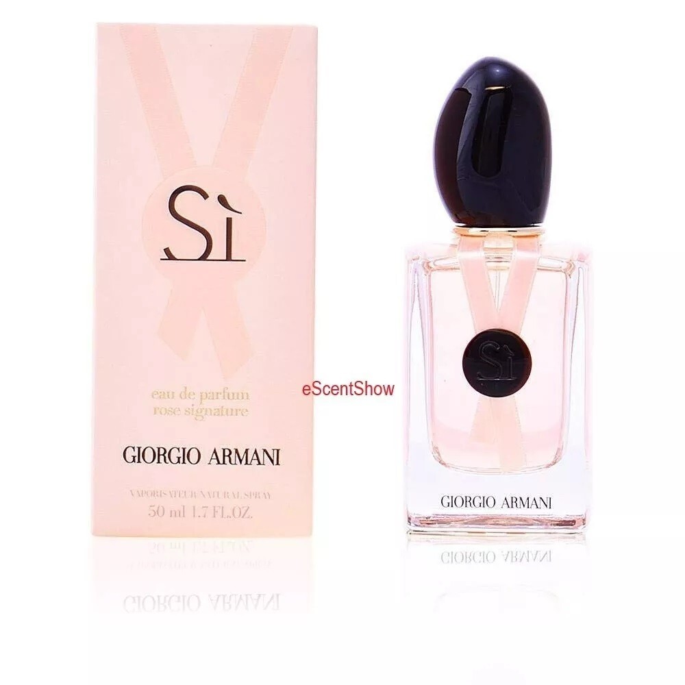 SI ROSE SIGNATURE by GIORGIO ARMANI 1.7 OZ 50 ML EAU DE PARFUM SPRAY SEALED NIB - Picture 1 of 2