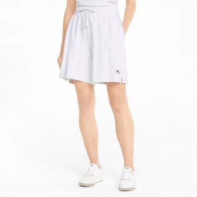 

Женские шорты Puma Re:Collection с высокой талией 8 дюймов, размер , повседневные 533963-65, Белый, Puma Re:Collection High Waisted 8" Shorts