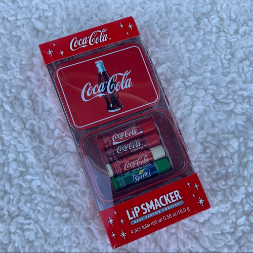 Lip smacker set Coco cola sprite Dr Pepper NIB 2018