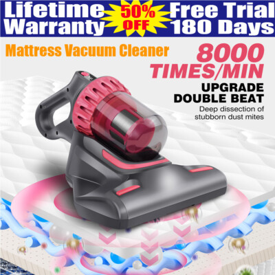 Cordless Dust Mite Remover Uv-c Bed Vacuum Cleaner 3 In 1 Vacuum Cleaner