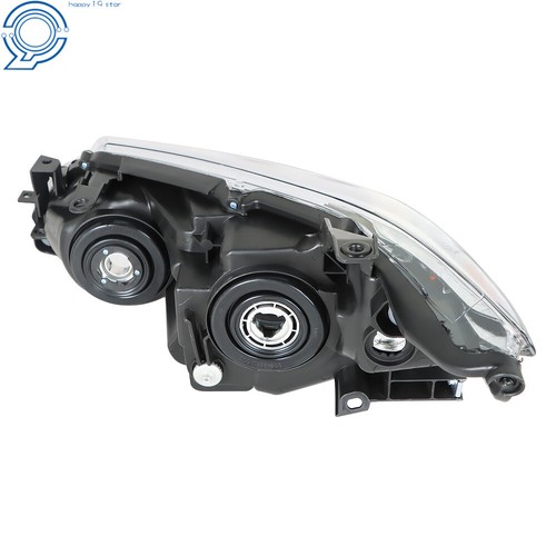 Headlights For 2012-2014 Toyota Camry Clear Headlamps Chrome Housing Right+Left