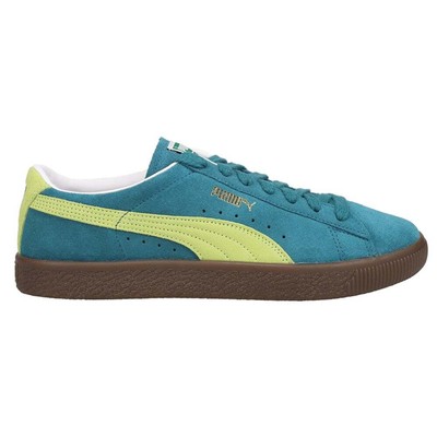 

Puma Suede Vintage Lace Up Mens Blue Sneakers Повседневная обувь 374921-17, Синий, Puma Suede Vintage Lace Up