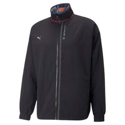 

Puma Bmw Mms Statement Двусторонняя мужская куртка FullZip Black Casual Athletic Oute, Черный, Puma Bmw Mms Statement Reversible FullZip Jacket