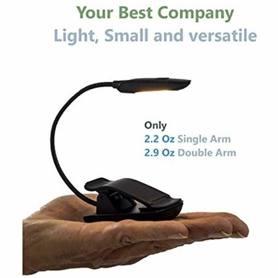 Gift For Book Lover - Extended 1200mAh To Read 85 Hours Charge 9 Brightness Eye