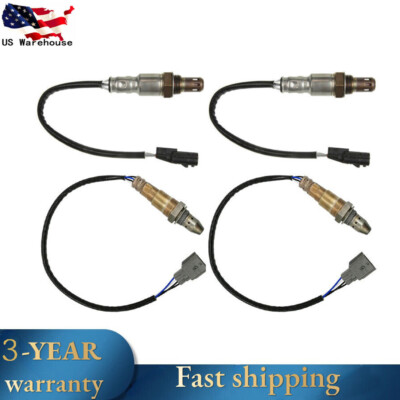 4PCS Up+Down O2 Oxygen Sensor For Nissan Frontier 2015-2019 Xterra 2015 4.0L V6