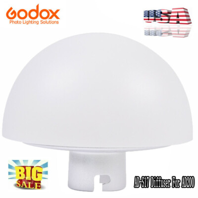 For Godox AD200 Flash Accessory AD-S17 Wide Angle Soft Focus Shade Dome Diffuser