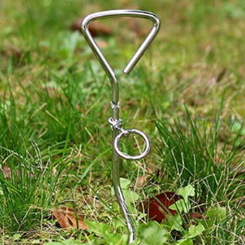 6 x HEAVY DUTY 16" STORM TIE DOWN GROUND TENT PEG STAKES ANCHOR