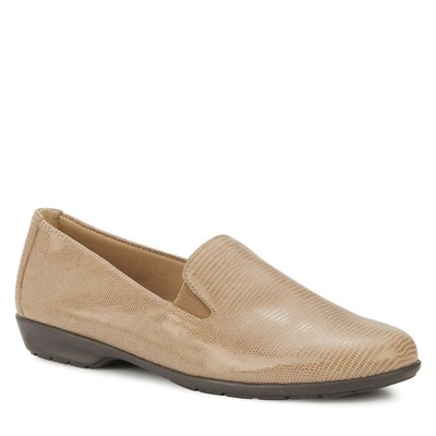

Женские слипоны Walking Cradles Florence, Light taupe/patent/lizard