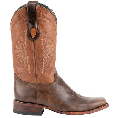 Мужские Коричневые Повседневные Ботинки Ferrini Santa Fe Square Toe Cowboy 12871-09