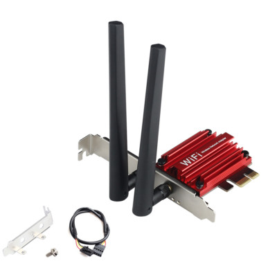 WiFi 6 PCIe WiFi Card for Desktop PC AX3000 Intel AX200 Bluetooth 5.2 Adapter