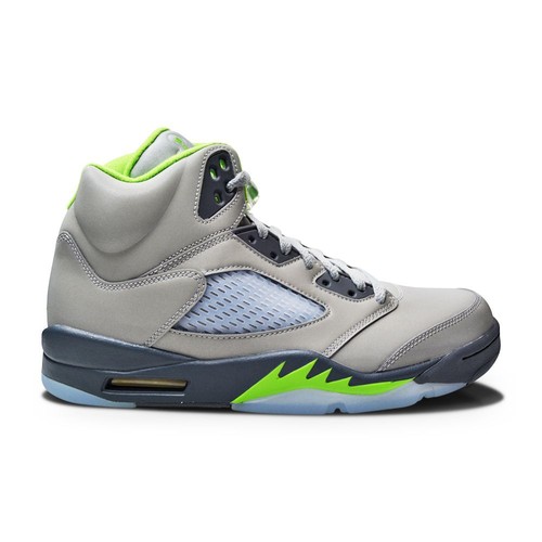 

Мужские кроссовки Nike Air Jordan 5 Retro Green Bean — DM9014 003 — серебристо-зеленая фасоль Flint, Серый