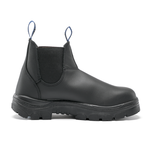 Стальные синие рабочие ботинки Hobart 6-дюймовые рабочие ботинки со стальным носком, устойчивые к скольжению, мужские черные 8