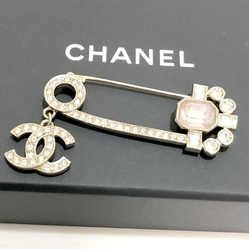 CHANEL CCロゴ ヘアピン ストーン付き CHANEL CC Logo