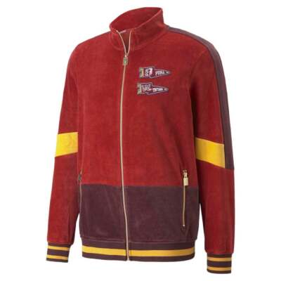 

Puma We Are Legends FullZip Спортивная куртка Мужская красная повседневная спортивная верхняя одежда 5347, Красный, Puma We Are Legends FullZip Track Jacket