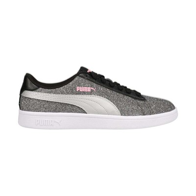 

Серые кроссовки Puma Smash V2 Glitz Glam Glitter для молодых девушек, повседневная обувь 367377-, Grey, Puma Smash V2 Glitz Glam Glitter Youth