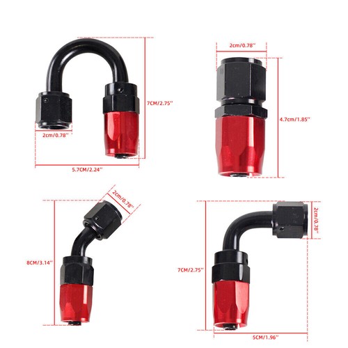 20FT Hose Nylon Stainless Steel Braided CPE Oil Fuel Line 10AN Fittings Kits