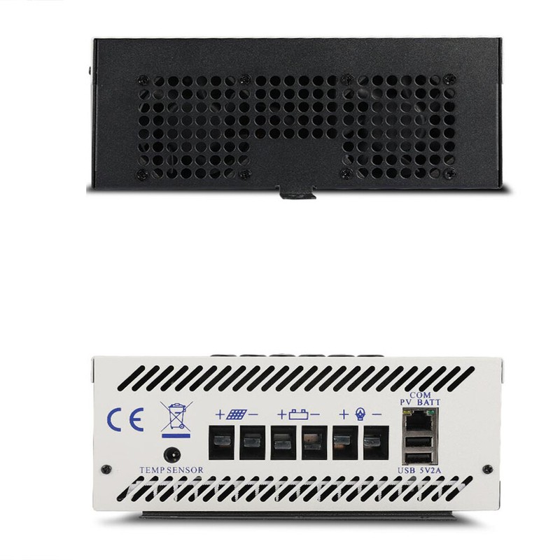 100A MPPT Solar Charge Controller 12V/24V 36V 48V Auto PV 150V MAX 5000W USB F4