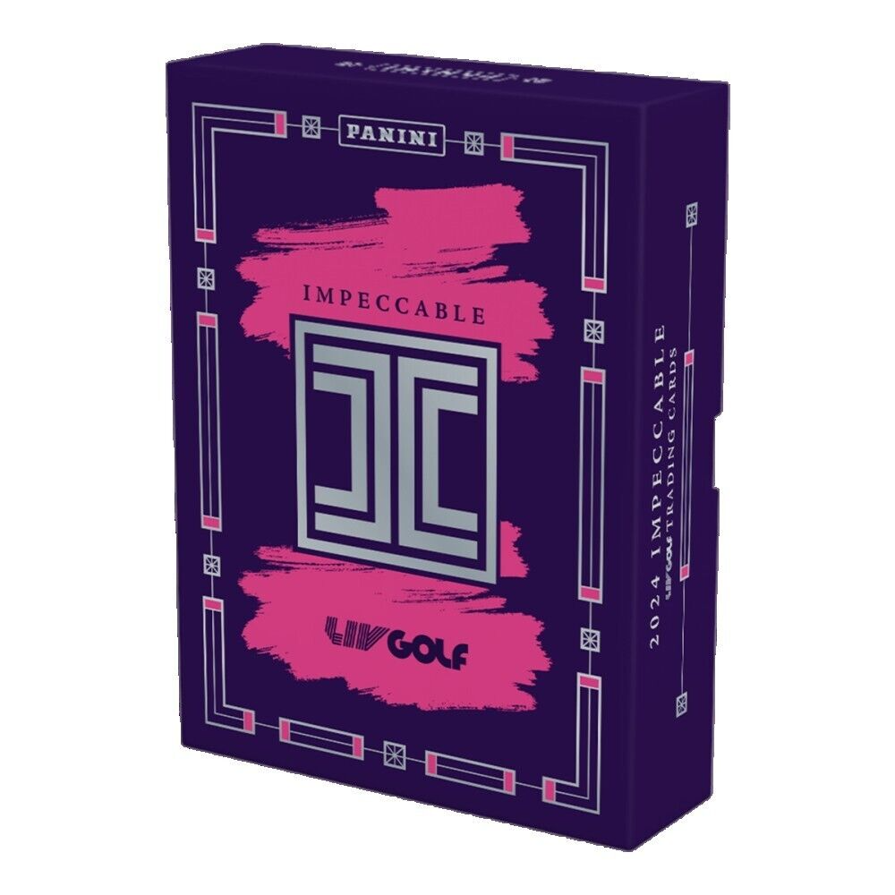 2024 Panini Impeccable LIV Golf Factory Sealed Hobby Box Presale